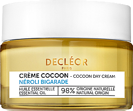 Düfte, Parfümerie und Kosmetik Tagescreme für das Gesicht mit ätherischem Neroliöl für trockene und dehydrierte Haut - Decleor Cocoon Day Cream Neroli Bigarade