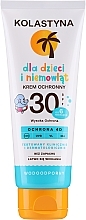 Düfte, Parfümerie und Kosmetik Sonnenschutzcreme für Kinder und Babys - Kolastyna SPF30 Ochrona 4D 