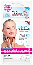 Düfte, Parfümerie und Kosmetik Gesichtsmaske mit Pfingstrosenextrakt - Dermo Pharma Skin Lightening