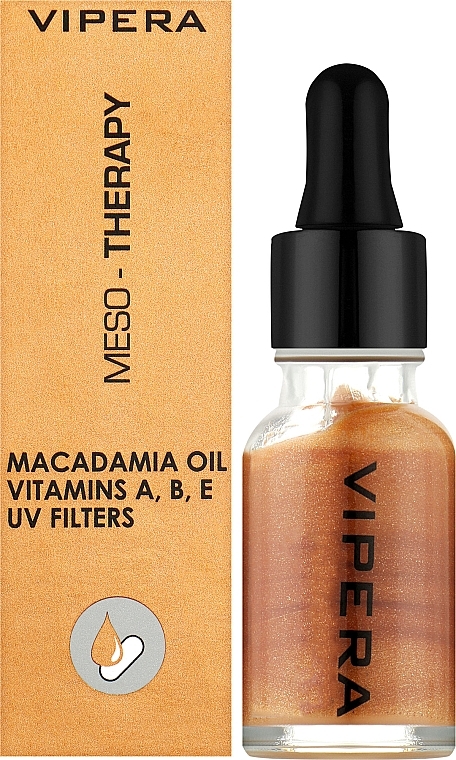 Aufhellendes Serum für Gesicht, Körper und Haar mit Nussöl und Vitaminen - Vipera Meso Therapy Serum — Foto N2