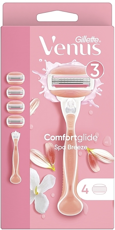 Rasierer mit 4 Ersatzklingen - Gillette Venus Spa Breeze — Bild N5