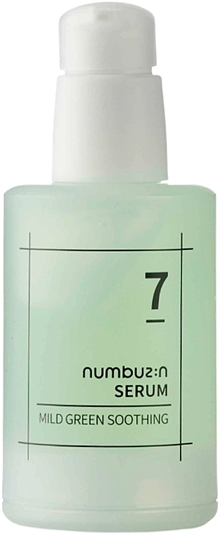 Beruhigendes Serum für empfindliche Gesichtshaut - Numbuzin No.7 Mild Green Soothing Serum — Bild N1