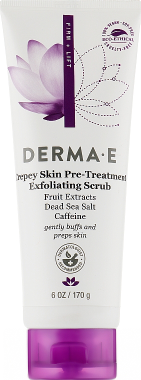 Peeling zur Wiederherstellung des Hautturgors - Derma E Crepey Skin Pre-Treatment Exfoliating Scrub — Bild N1