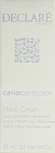Anti-Falten Handcreme mit schwarzem Kaviarextrakt - Declare Caviar Perfection Luxury Anti-Wrinkle Hand Cream — Bild N1