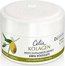 Halbfettige Anti-Falten Gesichtscreme mit Kollagen und Olive - Celia Collagen Cream — Foto N2
