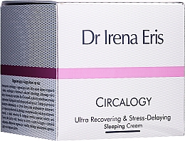 Ultra regenerierende Nachtcreme gegen die Anzeichen von Müdigkeit - Dr. Irena Eris Circalogy Ultra Recovering & Stress-Delaying Sleeping Cream — Bild N2