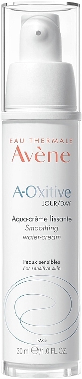 Glättende und feuchtigkeitsspendende Wassercreme für empfindliche Haut - Avene A-Oxitive Day Smoothing Water-Cream Sensitive Skins — Bild N1