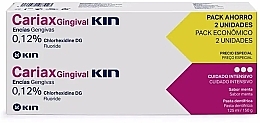 Düfte, Parfümerie und Kosmetik Set - Kin Cariax Gingival (toothpaste/2x125ml)