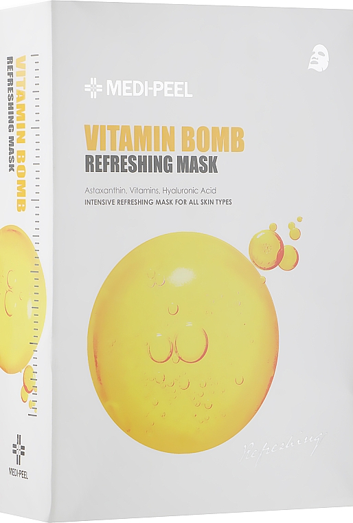 Tonisierende Tuchmaske für das Gesicht - Medi Peel Vitamin Bomb Refreshing Mas — Bild N3