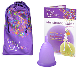 Düfte, Parfümerie und Kosmetik Menstruationstasse Größe S violett - MeLuna Classic Menstrual Cup Stem