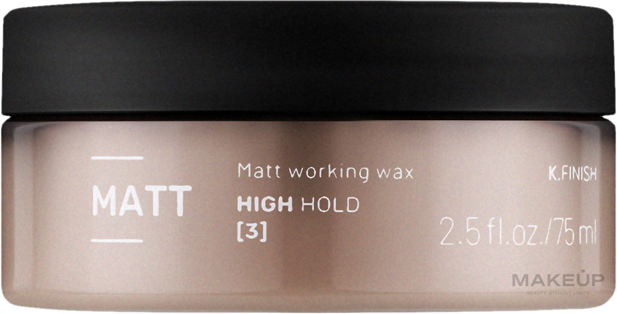 Mattes Haarwachs - Lakme K.Finish Matt Working Wax — Bild 75 ml