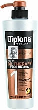 Shampoo für krauses und lockiges Haar mit Arganöl - Diplona Professional Oil Therapy Shampoo — Bild N1