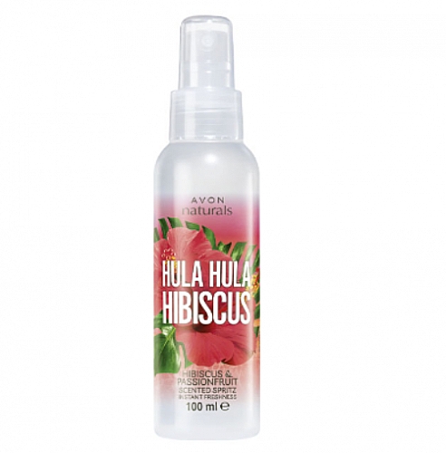 Körperlotion-Spray mit Hibiskus - Avon Naturals Hula Hula Hibiscus Body Spray