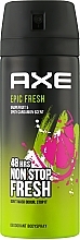 Deospray Antitranspirant mit Grapefruit- und tropischem Ananasduft - Axe Epic Fresh 48H Non Stop Fresh Deodorant Bodyspray — Bild N1