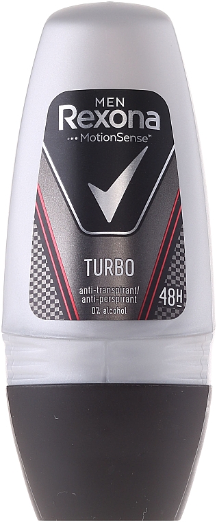Deo Roll-on Antitranspirant "Turbo" - Rexona Men Deodorant Roll — Bild N1