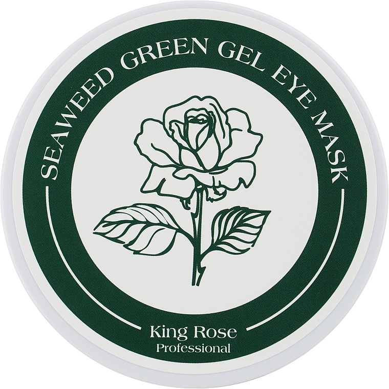 Anti-Aging-Hydrogel-Augenpatches mit Algen - King Rose Seaweed Green Gel Eye Mask — Bild N1