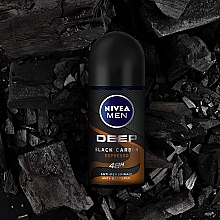 Deo Roll-on Antitranspirant - Nivea Men Deep Black Carbon Espresso Anti-Perspirant — Bild N4