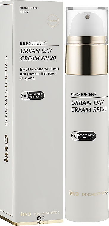 Schützende Gesichtscreme für den Tag - Innoaesthetics Epigen 180 Urban Day Cream SPF 20 — Bild N2
