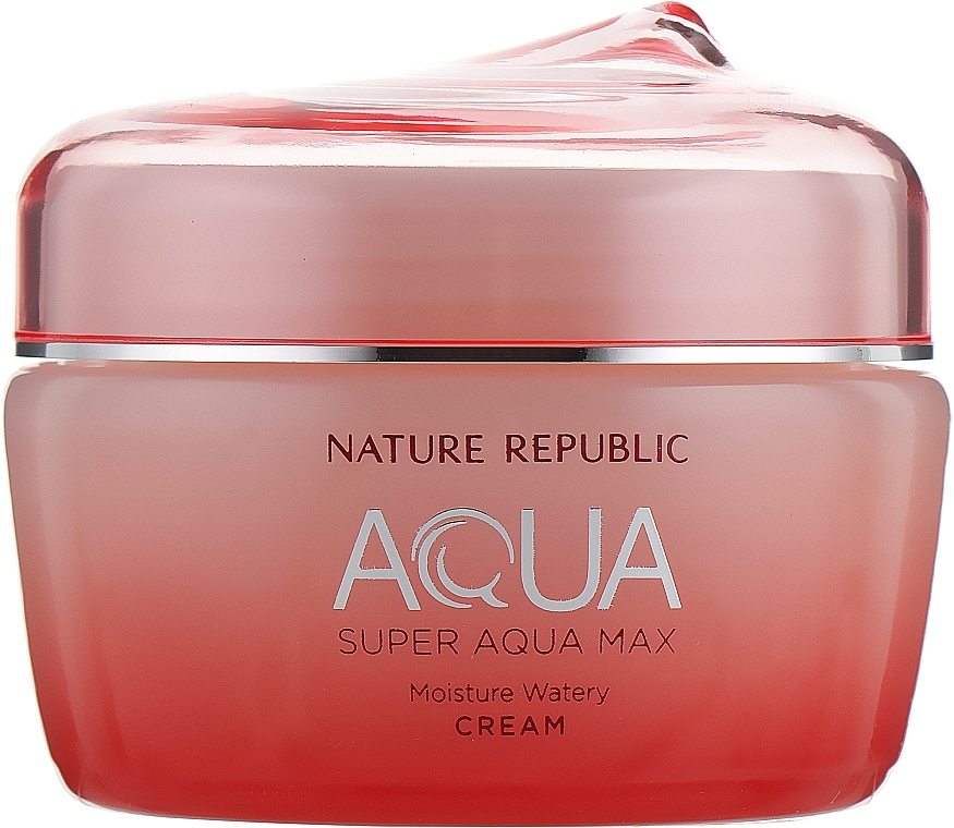 Feuchtigkeitscreme für trockene Haut - Nature Republic Super Aqua Max Moisture Watery Cream  — Bild N2