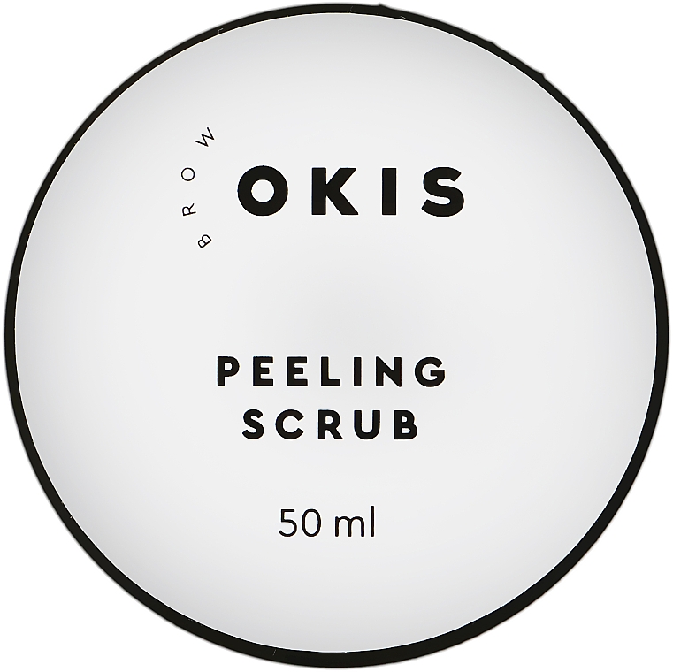 Peeling für Augenbrauen und Gesicht - Okis Brow Peeling Scrub — Bild N1