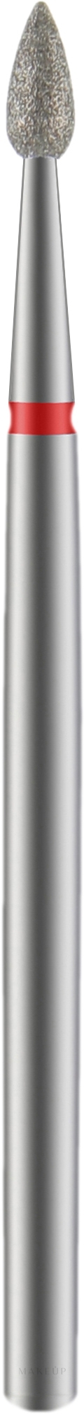 Nagelfräser Tropfen rot Durchmesser 2.3 mm Arbeitsteil 5 mm - Staleks Pro — Bild 1 St.