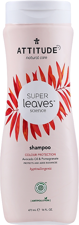 Farbschutz-Shampoo Avocadoöl & Granatapfel - Attitude Shampoo Color Protection Avocado Oil & Pomegranate — Bild N1