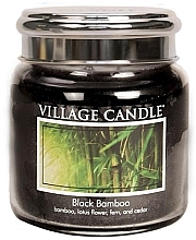 Düfte, Parfümerie und Kosmetik Duftkerze im Glas Schwarzer Bambus - Village Candle Black Bamboo