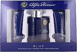 Alfa Romeo Blue - Set (Eau de Toilette/125 ml +Duschgel/100 ml + After Shave Balsam/100 ml) — Bild N1