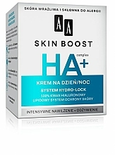 Feuchtigkeitsspendende Gesichtscreme - AA Skin Boost HA+ Moisturising Day & Night Cream — Bild N2