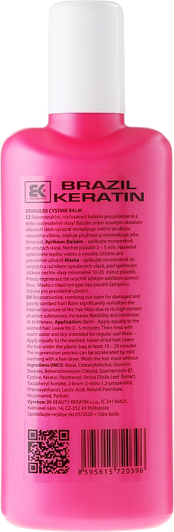 Haarspülung - Brazil Keratin Dtangler Cystine Balm — Bild N2