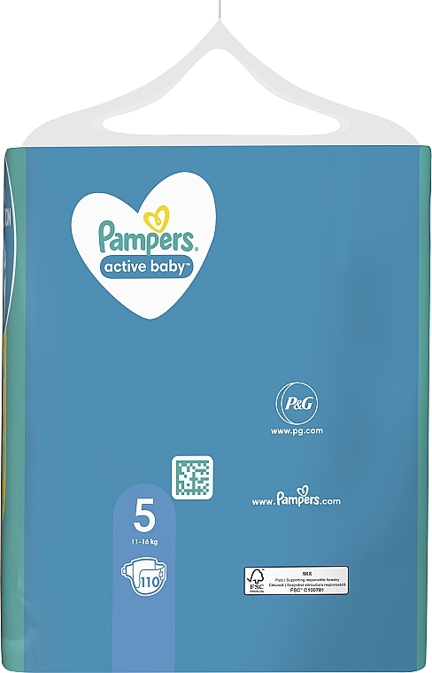 Windeln Active Baby 5 (11-16 kg) 110 St. - Pampers — Bild N11