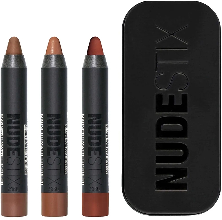 Nudestix 90's Nude Lips Mini (lipstick/3x2,5g) - Set — Bild N1