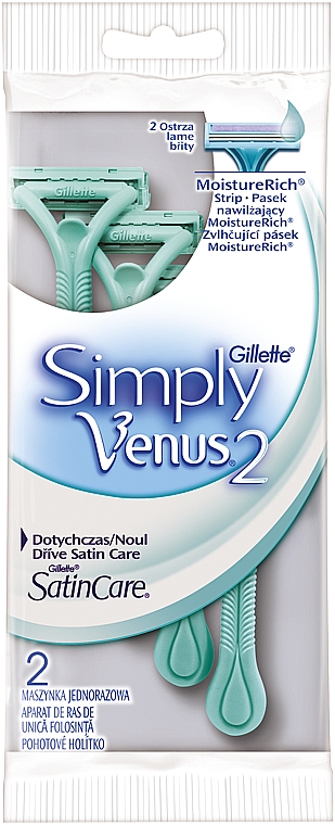 Einwegrasierer - Gillette Venus 2 Satin Care — Bild N2