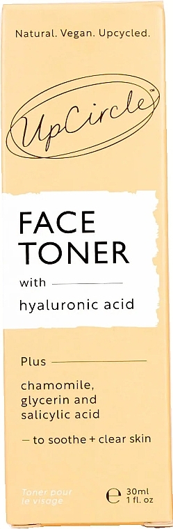 Feuchtigkeitsspendendes Gesichtswasser - UpCircle Face Toner with Hyaluronic Acid Travel Size (Mini)  — Bild N2