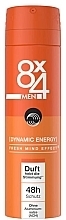 Düfte, Parfümerie und Kosmetik Deospray - 8x4 Men Dynamic Energy Deodorant