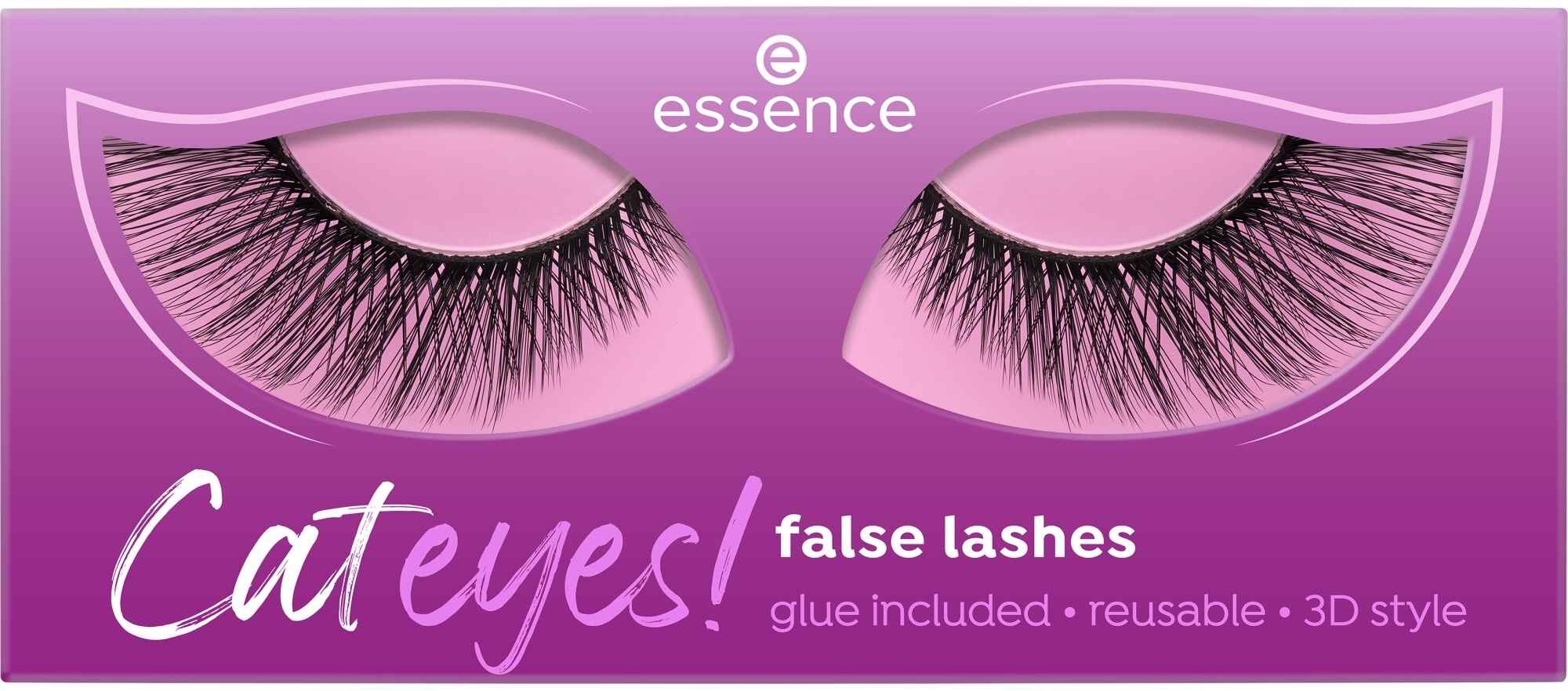 Künstliche Wimpern Katzenaugen - Essence Cateyes! False Lashes — Bild 02 - Cattitude