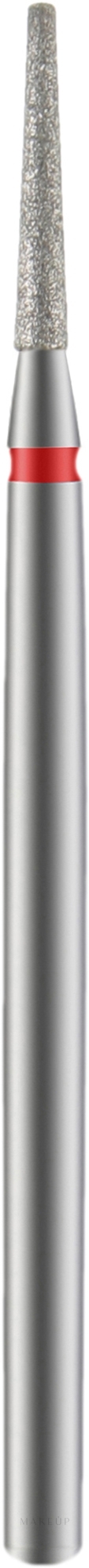 Diamantfräser Kegelstumpf rot Durchmesser 1,6 mm Arbeitsteil 10 mm - Staleks Pro — Bild 1 St.