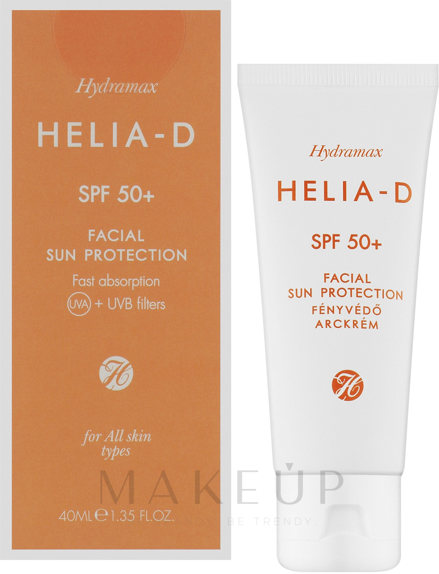 Sonnenschutzcreme für das Gesicht - Helia-D Hydramax Facial Sun Protection SPF 50+ — Bild 40 ml