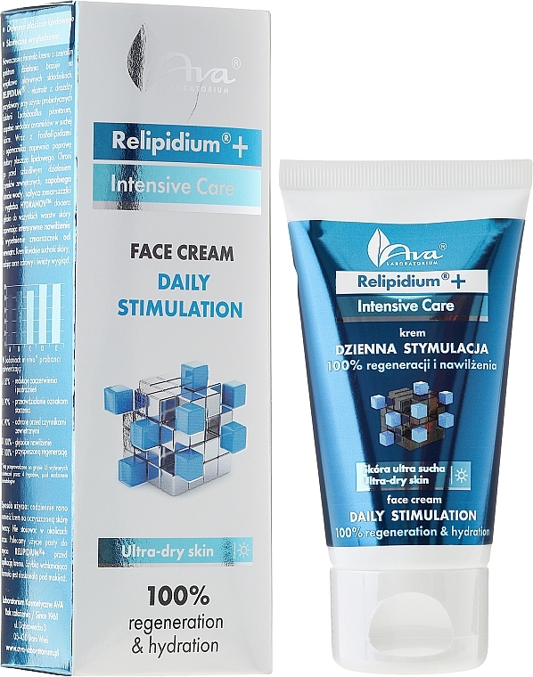 Regenerierende Tagescreme für trockene Haut - Ava Laboratorium Relipidium+Daily Stimulation