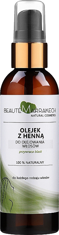Haaröl mit Henna - Beaute Marrakech Henna Natural Hair Oil — Bild N1