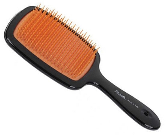 Haarbürste schwarz-orange - Janeke Superbrush — Bild N1