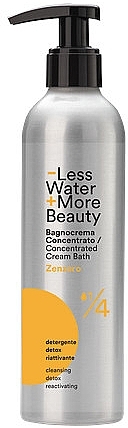 Multiaktive konzentrierte Badecreme - Sapone Di Un Tempo Less Water More Beauty Cream Bath 3in1 Detergent Detox Reactivating — Bild N1