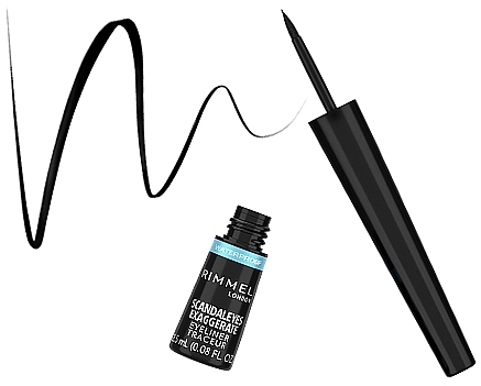 Wasserdichter Eyeliner - Rimmel Exaggerate Waterproof Eye Liner — Bild N2