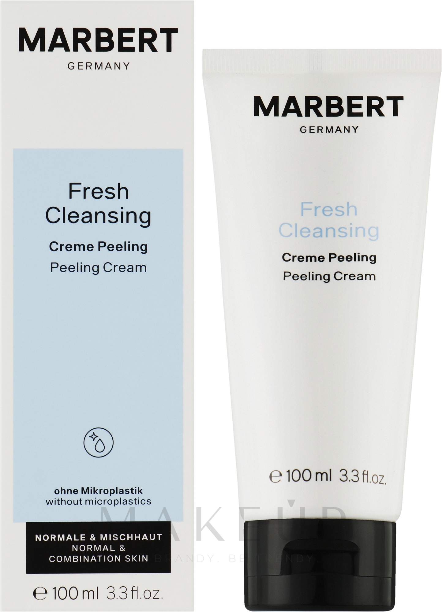 Creme-Peeling für das Gesicht - Marbert Fresh Cleansing Peeling Cream — Bild 100 ml
