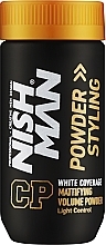 Mattierendes Haarstylingpuder für mehr Volumen - Nishman White Coverage Styling Powder — Bild N1