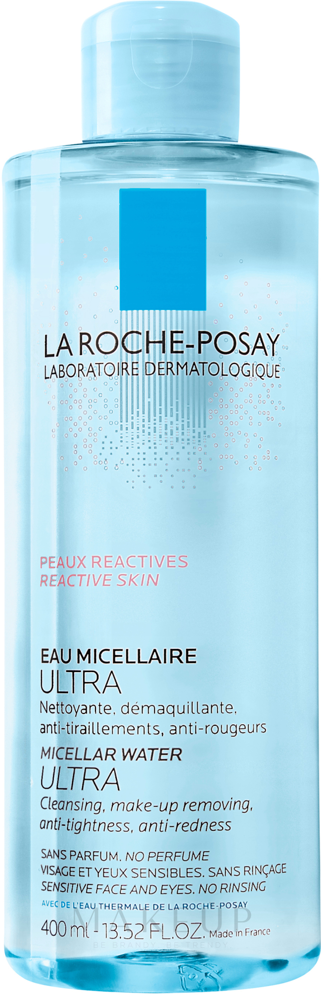Mizellenwasser für überempfindliche und zu Rötungen neigende Haut - La Roche-Posay Micellar Water Ultra for Reactive Skin — Bild 400 ml