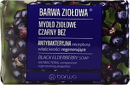 Regenerierende antibakterielle Kräuterseife - Barwa Black Elderberry Soap — Bild N1