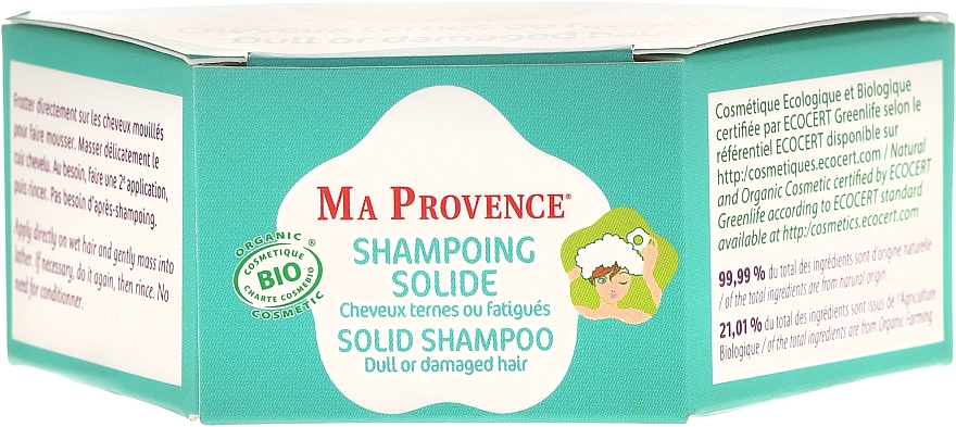 Bio Trockenshampoo - Ma Provence Solid Shampoo — Bild N3