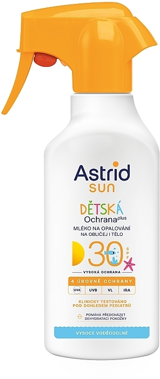 Astrid Kids Protection Plus Sun Milk SPF 30  - Selbstbräunungsmilch für Kinder für Gesicht und Körper — Bild N1