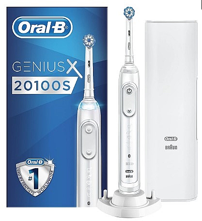 Elektrische Zahnbürste weiß - Oral-B Genius X 20100S White — Bild N1